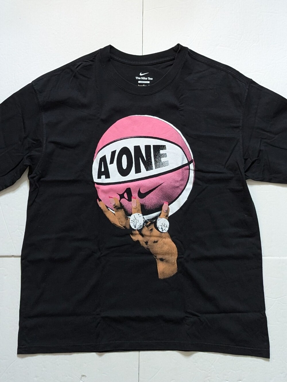 Nike A'ja Wilson A'One "So Win" Basketball T-Shirt Men's Large. Used. Vegas Aces